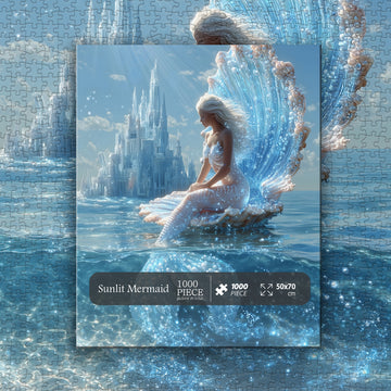 Sunlit Mermaid Jigsaw Puzzle 1000 Pieces